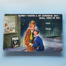 Comic Postcard C1969 Drunk Men