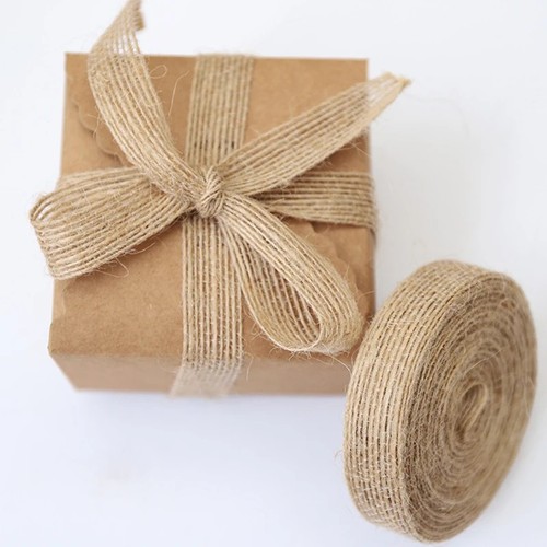 1roll natural rustic jute - natural,
