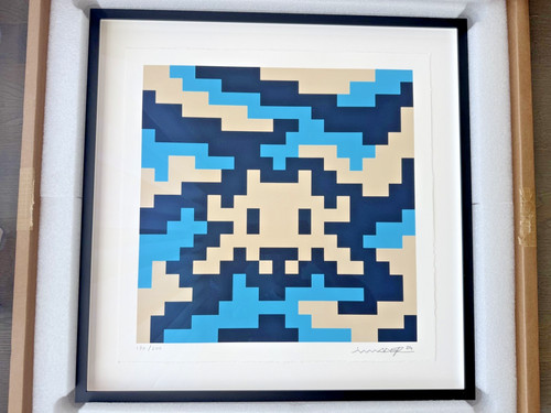 Invader camo blue camouflage - camo,
