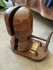 Antique Vintage Mechanical Millinery Wooden Hat Stretcher