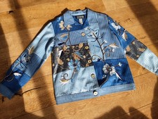 Indigo Moon Blue Embroidered