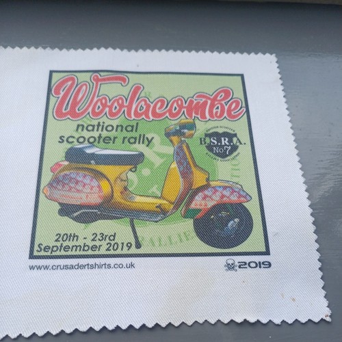 Scooter rally patch - scooter, woolacombe