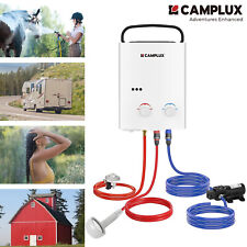 CAMPLUX 10 kW 5L Portable Hot Water Heater Propane Gas Boiler w/ Pump Shower kit