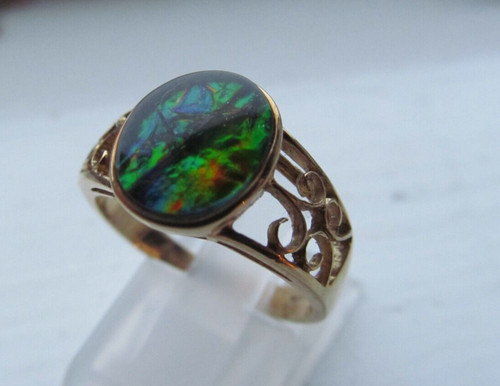 Hallmarked 9ct yellow - yellow, gold