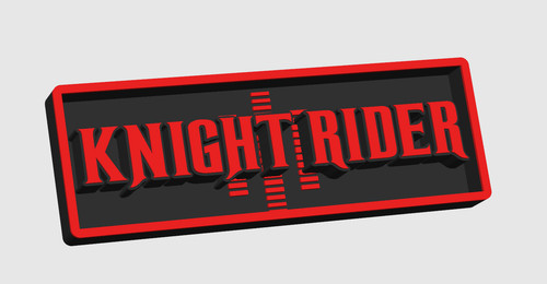 Knight rider 3d printed - -,