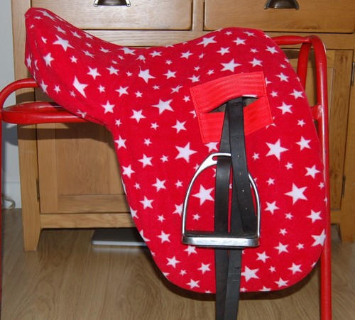 Fleece ride saddle cover - fleece,