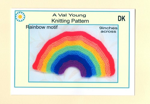 Rainbow knitting pattern by - knitting, .by