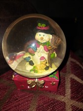 Small Snowman Snow Globe