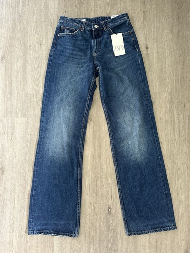 Zara blue wide leg - wide, jeans