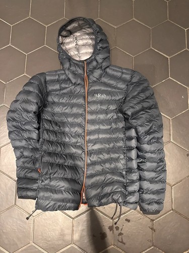 Rab down jacket grey - grey, s