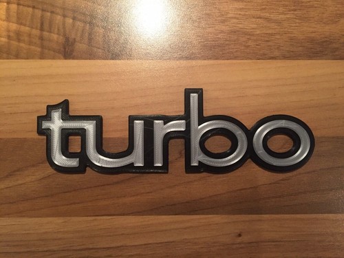 Turbo emblem badge - badge, c900