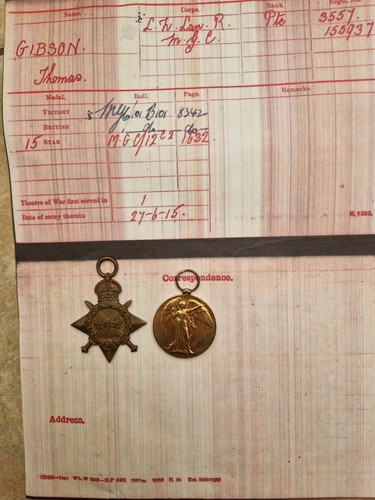 Ww1 war medals possible father - medals,
