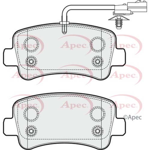 Brake pads set for - pads, renault