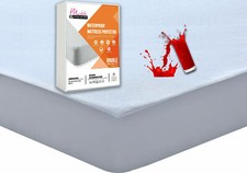 WATERPROOF MATRESS PROTECTOR TERRY TOWEL FITTED SHEET BED COVER DOUBLE KING SIZE