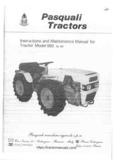 Pasquali Tractor Model 986