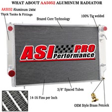 4 Row Aluminium Radiator For