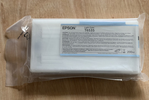 Genuine epson t6535 light cyan - genuine,
