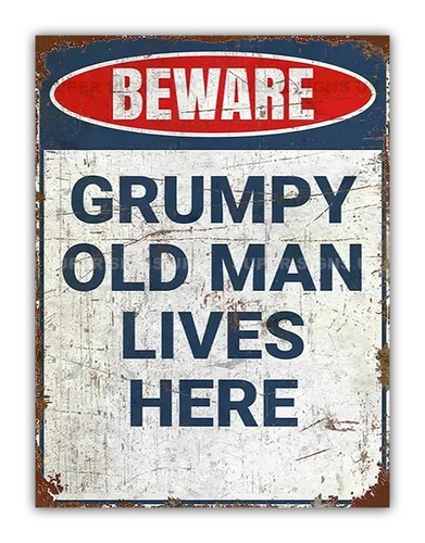 Funny grumpy old - funny, live