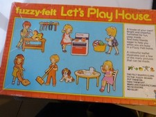 fuzzy felts set vintage lets