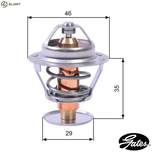 Thermostat coolant th10489g1 - coolant,