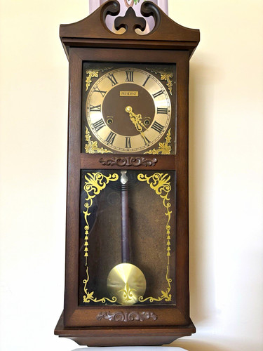 President wooden wall clock - wooden,