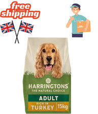 Harringtons Dry Dog Food Turkey & Veg 15kg - Natural Ingredients, Pack May Vary