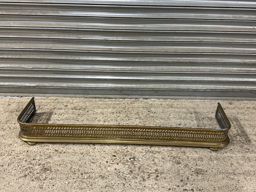 Vintage brass fireplace - vintage,