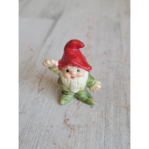 Vintage gnome elf red - , mini