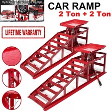 4 Ton Hydraulic Car Ramps 2x 2