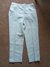 BNWOT - EWM HONOR MILLBURN - WOMENS SILVER GREY TROUSERS - SIZE 14
