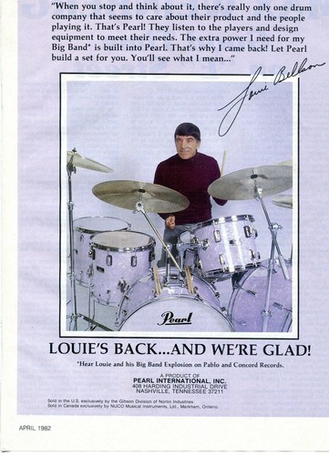 1982 print pearl drum - 1982,