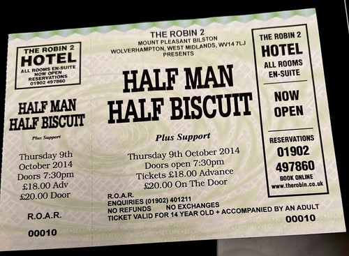 Half man biscuit - half,