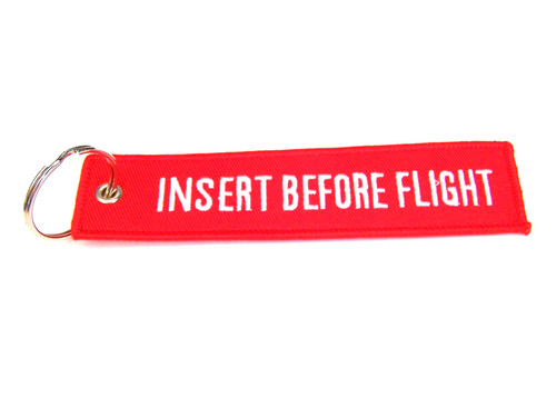 Red insert before flight - red,
