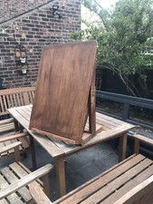 Antique/Vintage handmade Pitch Pine drawing board/easel