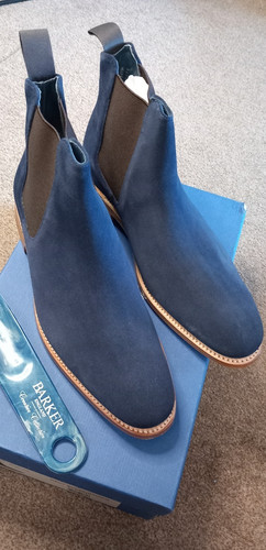 Mens barker hopper blue - "hopper",