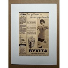 RYVITA makes you fit - keeps you slim - vintage POSTER - original advert from 19