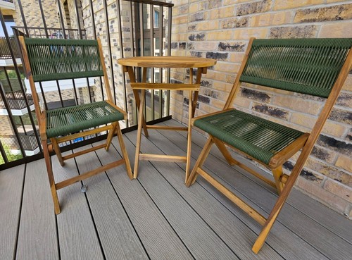 Beliani bistro set folding - beliani,