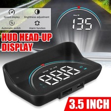 Car HUD Head Up Display Over Speed Warning OBD2 Speedometer HD Projector Alarm