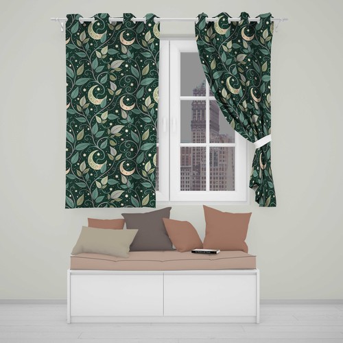 Blackout eyelet curtains - blackout,