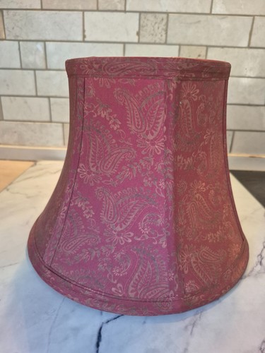 Silk effect lampshade - , paisley