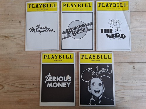 Playbill magazines from the - 5,