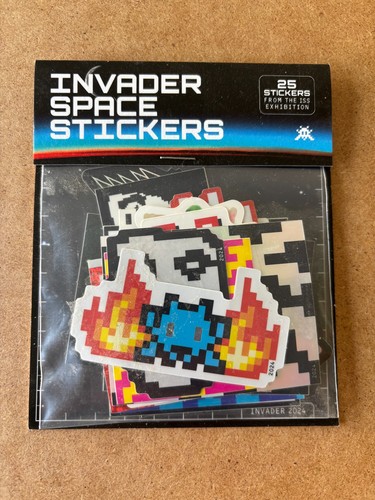 Invader space station sticker - invader,