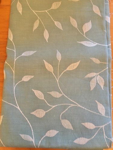 Remnant floral curtain fabric - remnant,