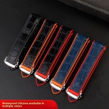 Genuine Leather Silicone Watch