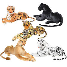 BRUBAKER Huge Tiger Lioness Panther or Leopard 1.10 meters! Lifelike Plush Toys