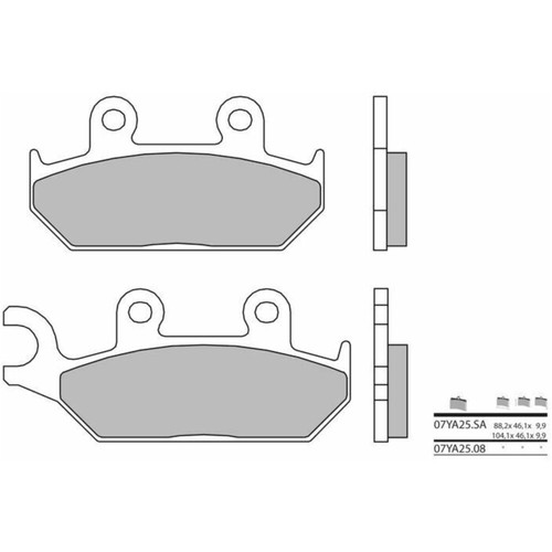 Street sintered metal brake - sintered,
