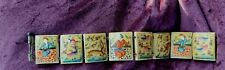 Antique Chinese Hand Painted Tile Panel Lot Ancient China Bone Ceramic Porcelain