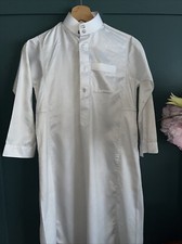 Size 42 AGE 9-10 Years White THOUB JUBBA MOSQUE BOYS ISLAMIC RAMADAN EID