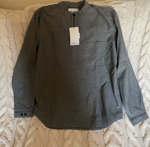 Albam slub canvas - albam, collarless