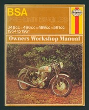 BSA Haynes Manual 350 500 600